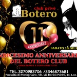 11° Anniversario del Botero Club Sabato 10 Giugno