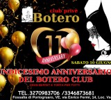 11° ANNIVERSARIO DEL BOTERO CLUB, SABATO 10 GIUGNO