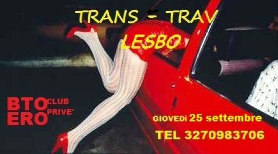 25 settembre – Trans – Trav – Lesbo