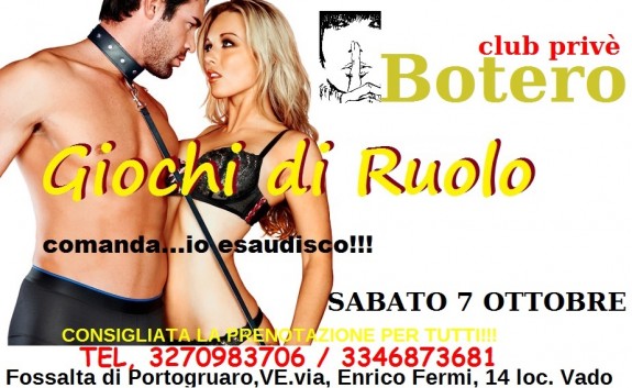 SABATO 7 OTTOBRE