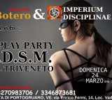 EVENTO: PLAY PARTY BDSM DEL TRIVENETO, DOMENICA 24 MARZO, INIZIO ORE 15,30