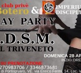EVENTO: PLAY PARTY BDSM DEL TRIVENETO, DOMENICA 28 APRILE, ORE 15,30