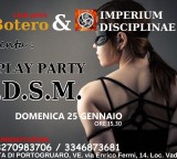 EVENTO: PLAY PARTY BDSM. COMENICA 25 GENNAIO ORE 15,30