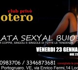 SERATA SEXY AL BUIO: VENERDI’ 23 GENNAIO, ORE 22,00