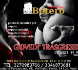 GIOVEDI’ TRASGESSIVO: GIOVEDI’ 19 MARZO, ORE 22,00