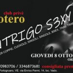 INTRIGO SEXY, GIOVEDI 8 OTTOBRE, ORE 22,00. INTRIGO SEXY, GIOVEDI 8 OTTOBRE, ORE 22,00.