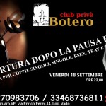RIAPERTURA DOPO LA PAUSA ESTIVA: VENERDI’18 SETTEMBRE, ORE 22,00. RIAPERTURA DOPO LA PAUSA ESTIVA: VENERDI’18 SETTEMBRE, ORE 22,00.