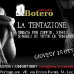 LA TENTAZIONE: GIOVEDI’ 15 OTTOBRE, ORE22,00. LA TENTAZIONE: GIOVEDI’ 15 OTTOBRE, ORE22,00.